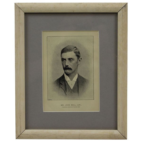 Circa 1890 John Ball Jr. 4x6 Print - Framed