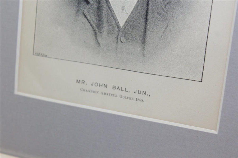 Circa 1890 John Ball Jr. 4x6 Print - Framed