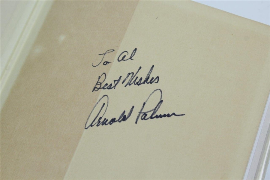 Arnold Palmer Signed & Inscribed Uncommon First UK Edtition 'Go for Broke' Book JSA ALOA
