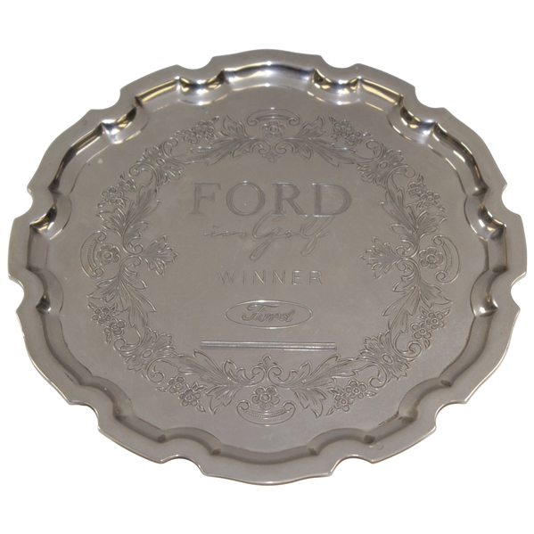 Ford Motor Company metal advertising tray 8”   “FORD in Golf”