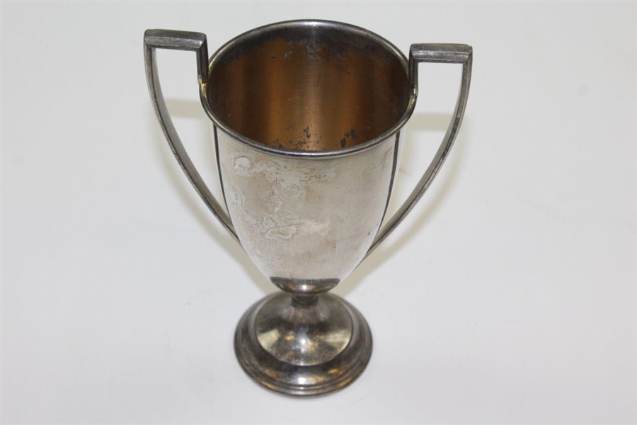 1932 Flint Golf Club Championship Flight 2-Handle Trophy Won by Amy E. Powell
