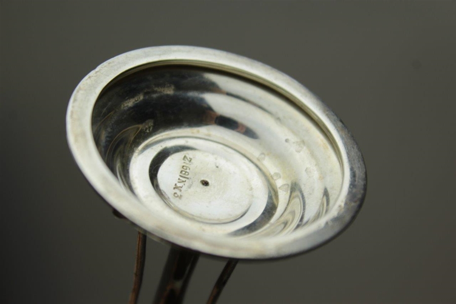 Vintage Sterling Silver Cup with Golf Club Base