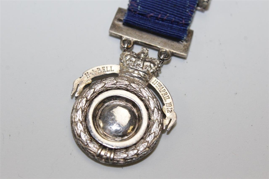 1912 Royal Perth Golfing Society Sterling Silver Pitfour Medal - Won by H. J. Bell