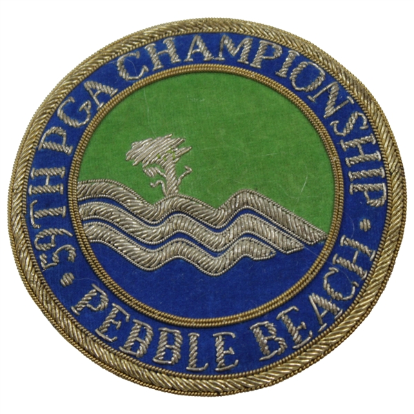 1977 PGA Championship at Pebble Beach Blazer Badge
