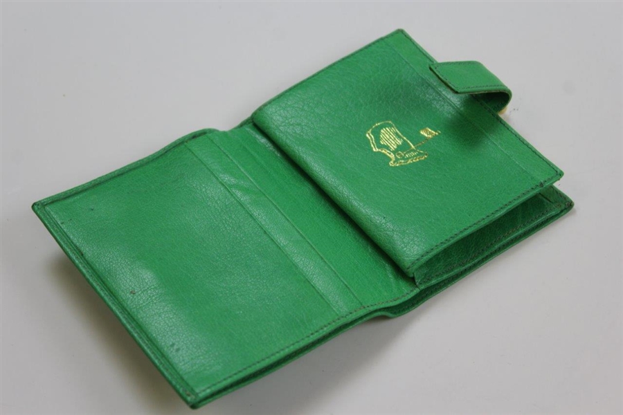 1973 Augusta National Golf Club Ltd Ed Employee Masters Gift French Purse in Box with Card