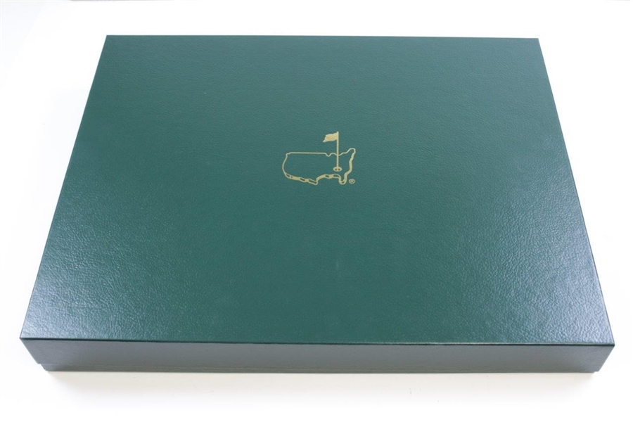 2005 Augusta National Golf Club Ltd Ed Employee Masters Gift Cashmere Blanket in Box with Card