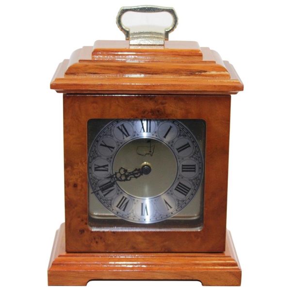 2013 Augusta National Golf Club Ltd Ed Employee Masters Gift Burlwood Clock in Box with Card
