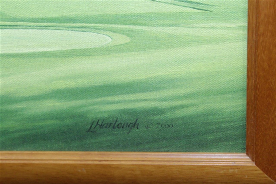2000 Augusta National Golf Club Ltd Ed Masters Employee Gift Linda Hartaugh Framed Print - Hole No. 4