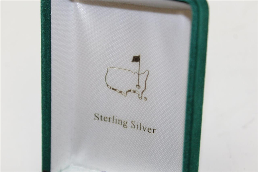 Masters Tournament .925 Sterling Silver Logo Pendant In Box