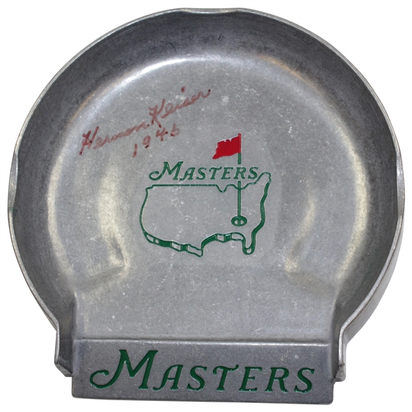 Herman Keiser Signed Masters Pewter Putting Cup with Year Won Notation JSA ALOA