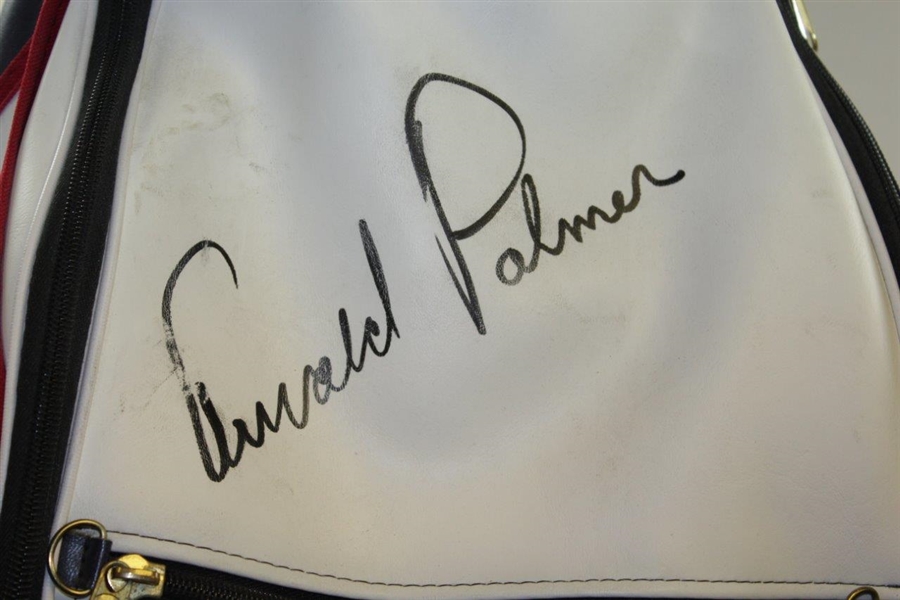 Arnold Palmer Signed Career Major Victories Full Size Gemini Golf Bag JSA ALOA