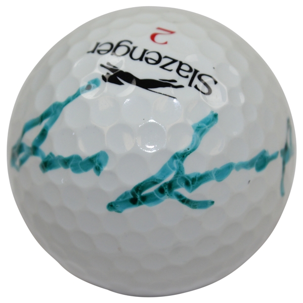 Sam Snead Signed Masters Logo Slazenger Golf Ball JSA ALOA