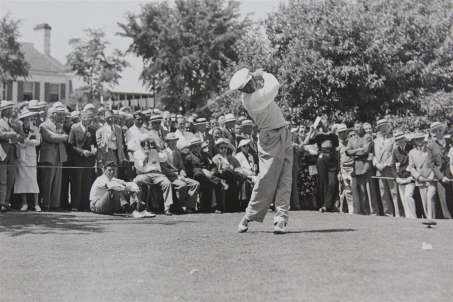 1937 Sam Snead Early 'Breakout Golf Star at the U.S. Open' Action Wire Photo