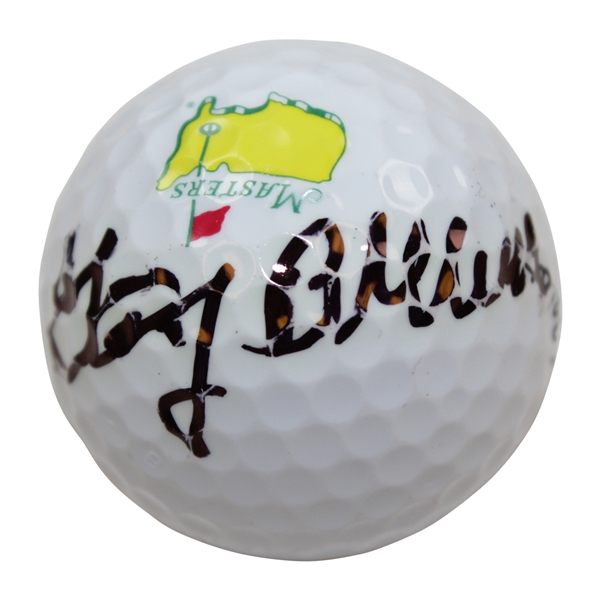 Gay Brewer Signed Masters Logo Titleist Golf Ball JSA ALOA