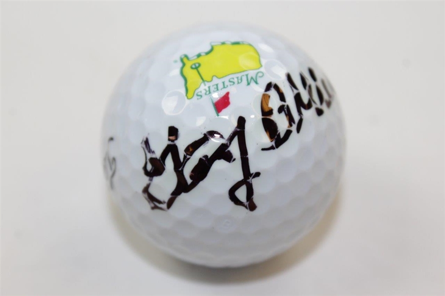 Gay Brewer Signed Masters Logo Titleist Golf Ball JSA ALOA