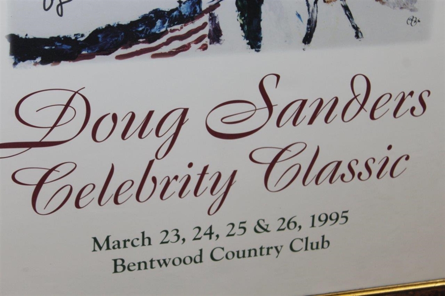 George Bush, Clint Eastwood, Doug Sanders, & Willie Nelson Signed 1995 Doug Sanders Celebrity Classic Poster JSA ALOA