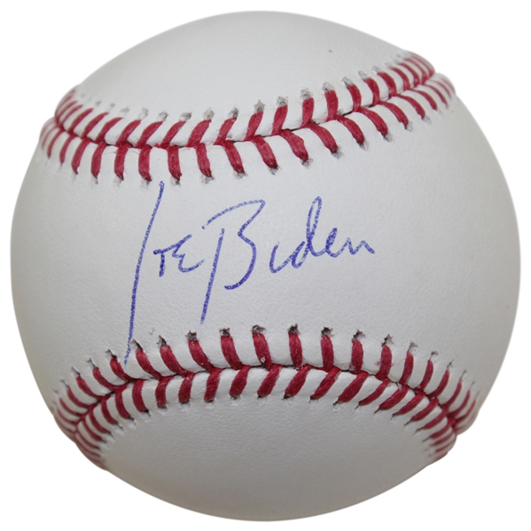 President Joe Biden Signed Rawlings Baseball JSA ALOA