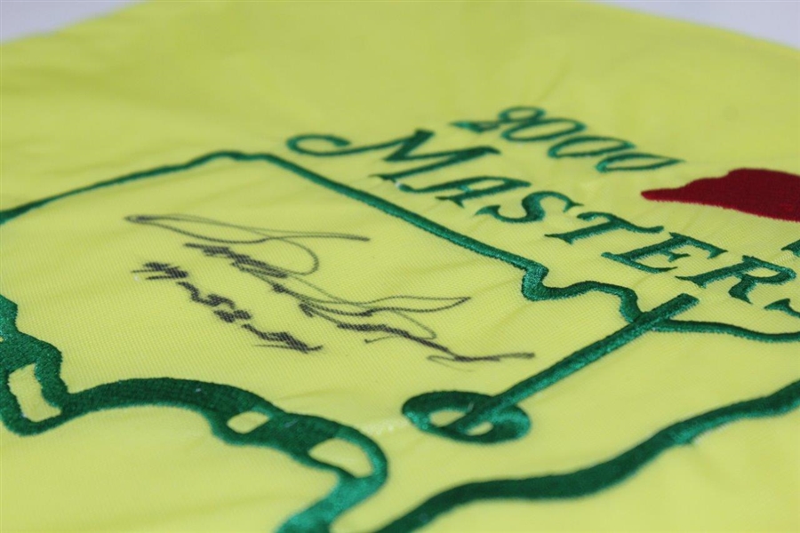 Sam Snead Signed 2000 Masters Embroidered Flag with Years Won JSA ALOA