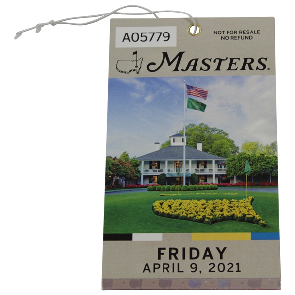 2021 Masters Tournament Friday Ticket #A05779