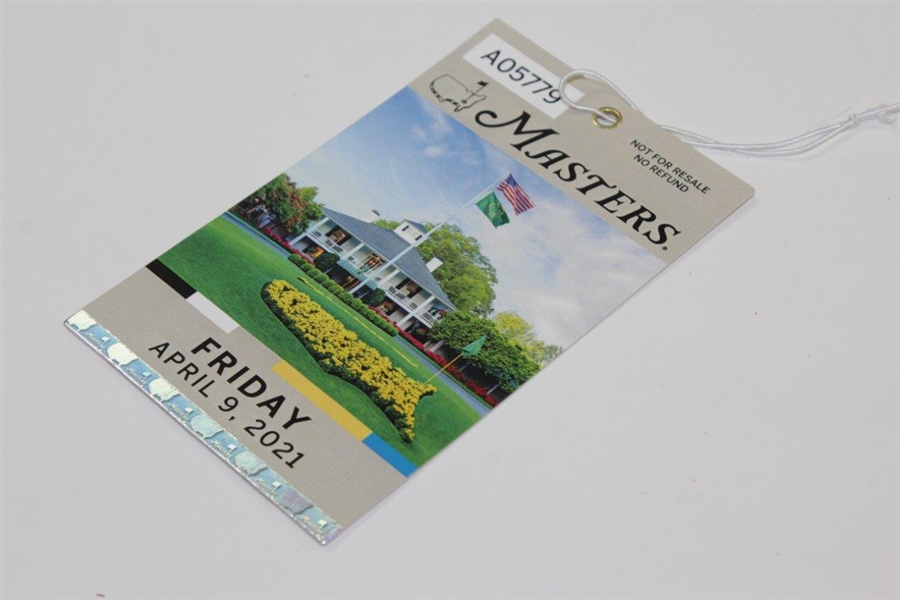 2021 Masters Tournament Friday Ticket #A05779