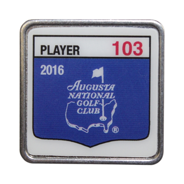 Charles Coody's 2016 Masters Tournament Contestant Badge #103