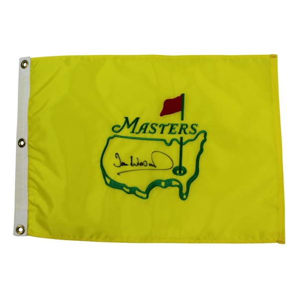 Ian Woosnam Signed Undated Masters Par-Aide Embroidered Flag - Charles Coody Collection JSA ALOA