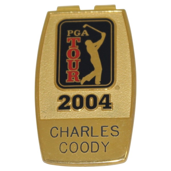 Charles Coody's Personal 2004 PGA Tour Money Clip/Badge