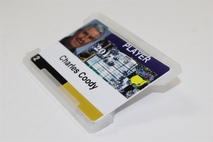 Charles Coody's 2017 Masters Tournament Player ID Badge