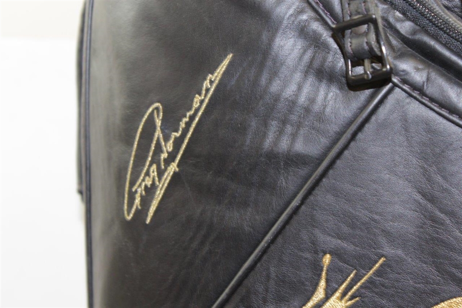 Greg Norman's Signed Personal King Cobra Black Full Size Golf Bag with Stiched Signature Attack Life JSA ALOA