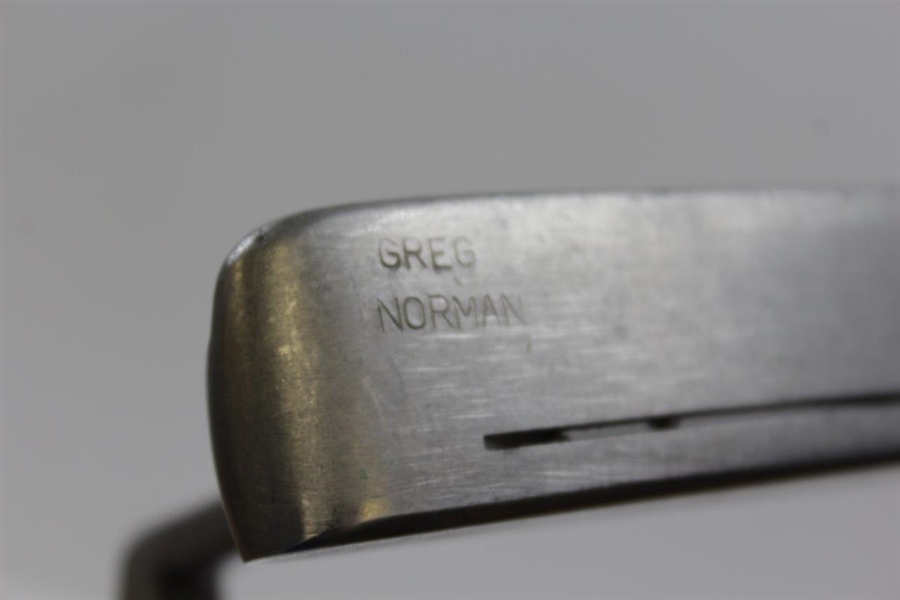 Greg Norman's Personal Used BeNi Bobby Grace KBI Scottsdale Putter with 'Greg Norman' Sole Stamp