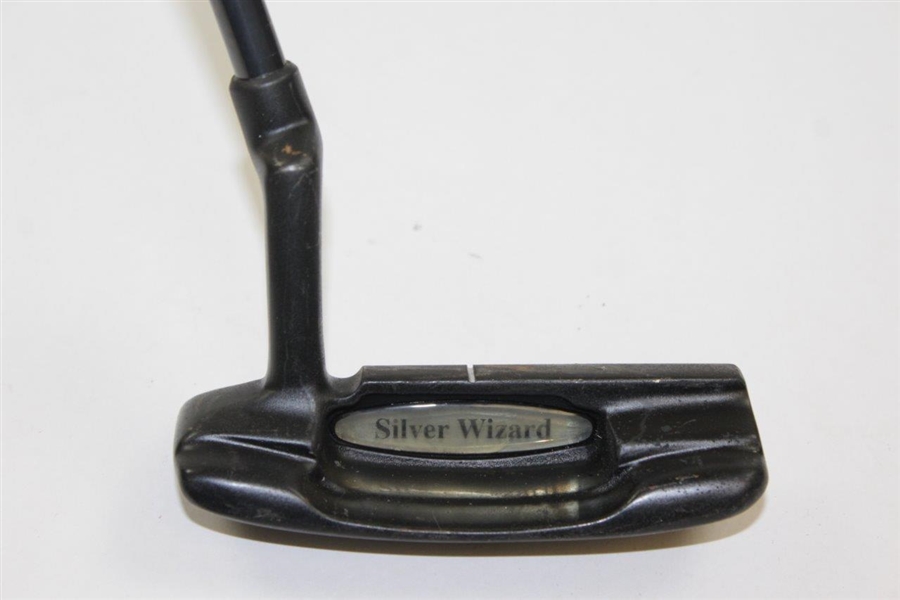 Greg Norman's Personal Geroge Low 'Silver Wizard' A200 Sterling Silver Insert Black Putter