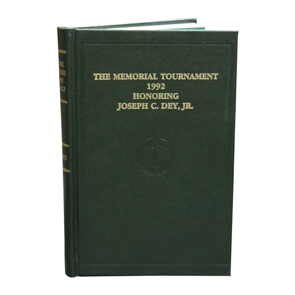 1992 The Memorial Tournament Ltd Ed Book Honoring & Dedicated to Joseph C. Dey, Jr. #129/220