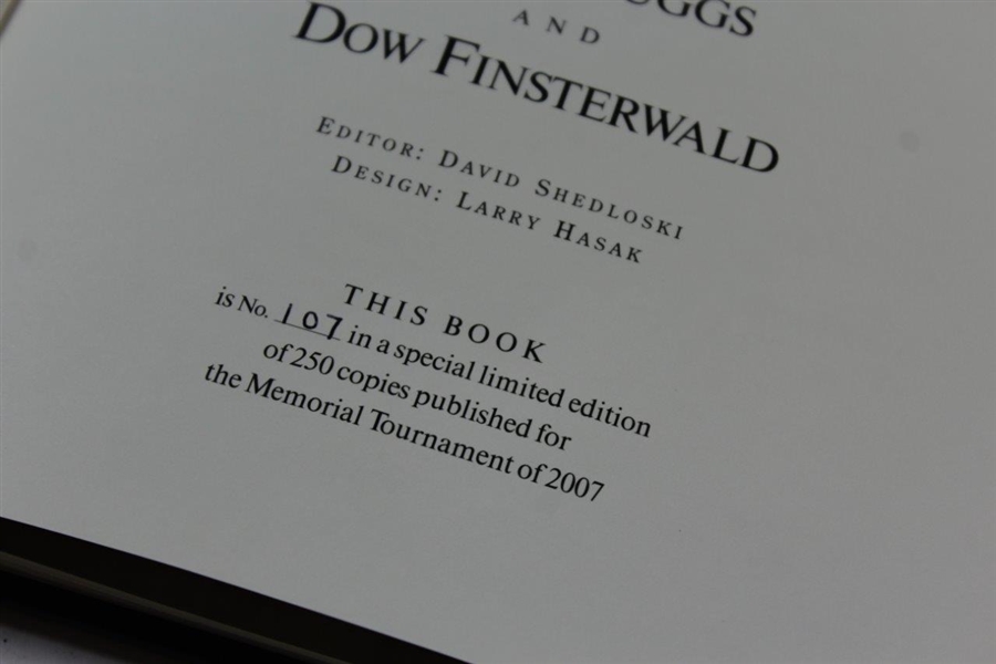 2007 The Memorial Tournament Ltd Ed Book Honoring & Dedicated to Louise Suggs & Dow Finsterwald #107/250