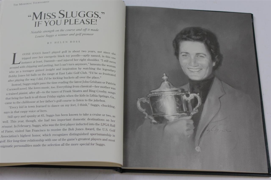 2007 The Memorial Tournament Ltd Ed Book Honoring & Dedicated to Louise Suggs & Dow Finsterwald #107/250