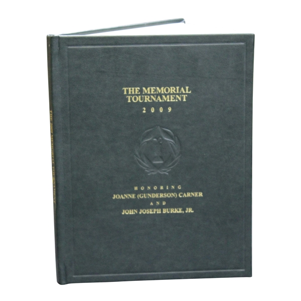 2009 The Memorial Tournament Ltd Ed Book Honoring & Dedicated to Joanne Carner & Jack Burke Jr. #66/250