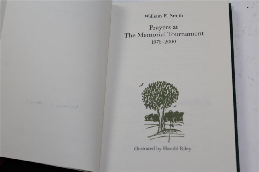 1976-2000 'Prayers at the Memorial Tournament' Book by William E. Smith signed Ltd # out of 250