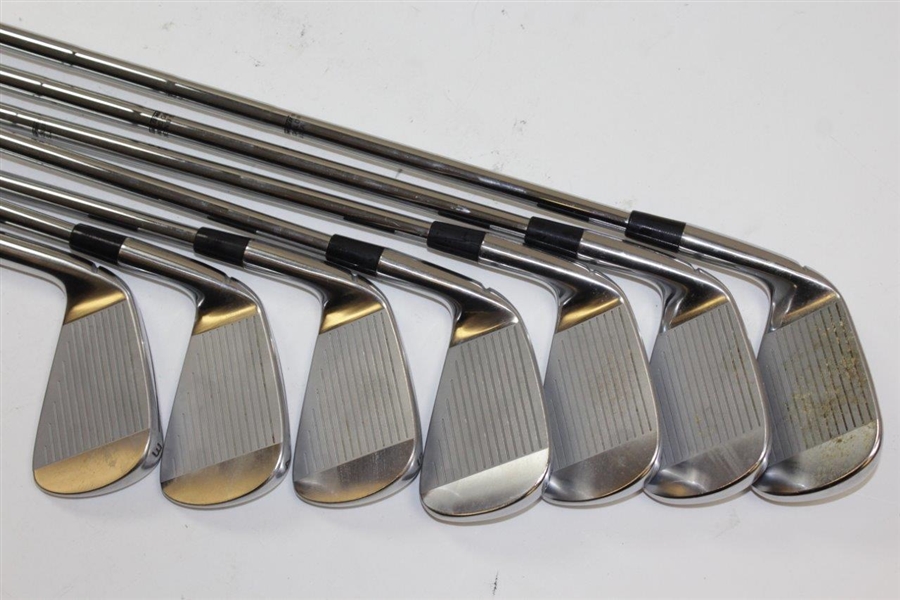 Greg Norman's Personal Used Set of TaylorMade TOUR RBladez Irons 3-9