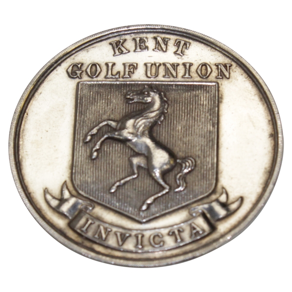 1932 Kent's Golf Union Astor Cup Amateur Championship Sterling Silver Medal Won by A.G.S. Penman
