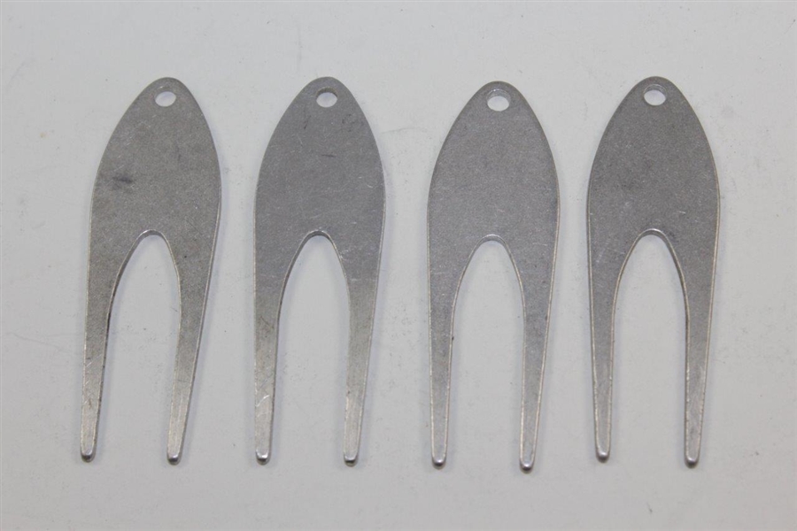 Charles Coody's Four 1970 Contestant Divot Tools - Four Ball Championship, American Classic, IVB Classic, & Phoenix Open