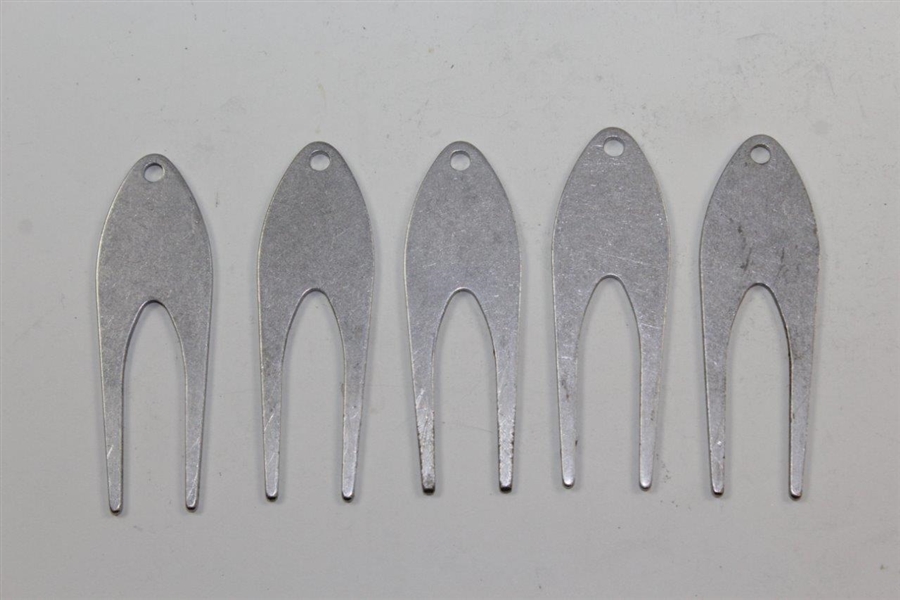 Charles Coody's Five 1969 Contestant Divot Tools - New Orleans Open, Sahara Inv, Doral Open, San Francisco Open, & Hawaiian Open