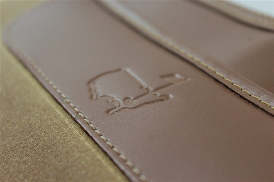 2011 Augusta National Golf Club Ltd Ed Employee Masters Gift Leather Rolling Duffel In Box W/ Original Card