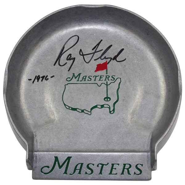 Ray Floyd Signed Masters Pewter Putting Cup with Year Won Notation JSA ALOA