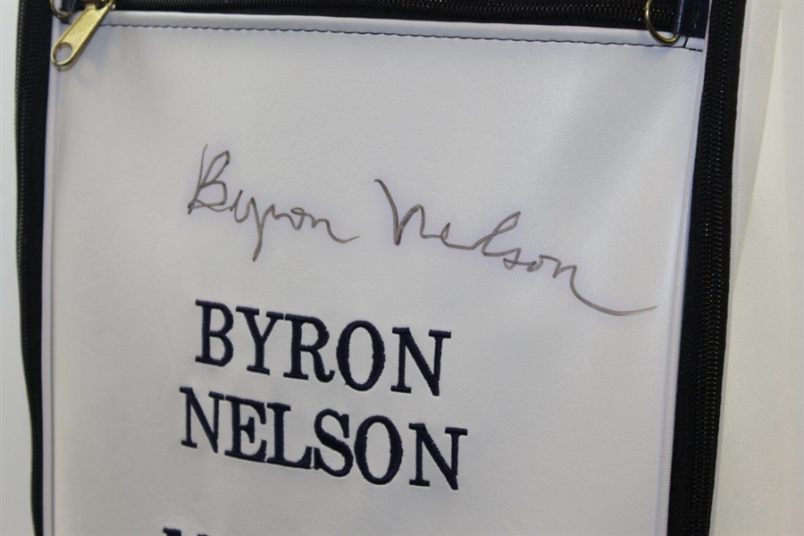 Byron Nelson Signed Career Major Victories Full Size Gemini Golf Bag JSA ALOA