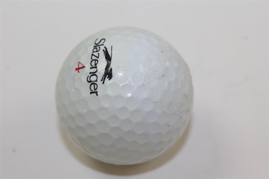 Ray Floyd Signed Masters Logo Slazenger Golf Ball JSA ALOA