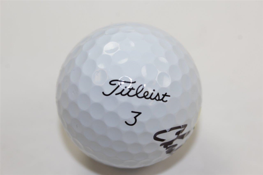 Charles Coody Signed Masters Logo Titleist Golf Ball JSA ALOA