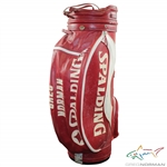 Greg Normans Personal Classic Spalding Greg Norman Tour Edition Red & White Full Size Golf Bag