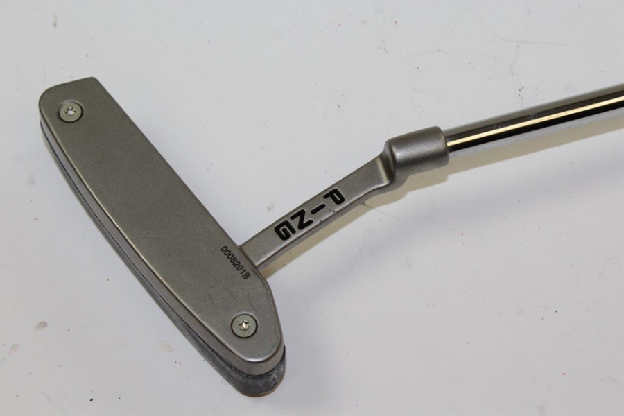 Greg Norman's Personal Used Ping 0008201B Screw Face Putter with Handwritten Shaft Notes