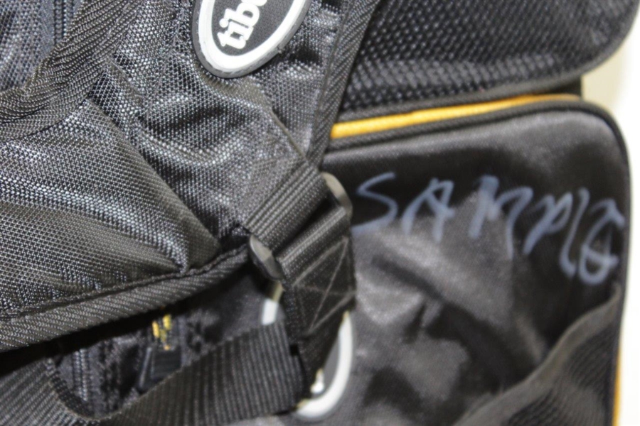 Greg Norman's Personal Tiburon 'Sample' Black & Gold Golf Stand Bag