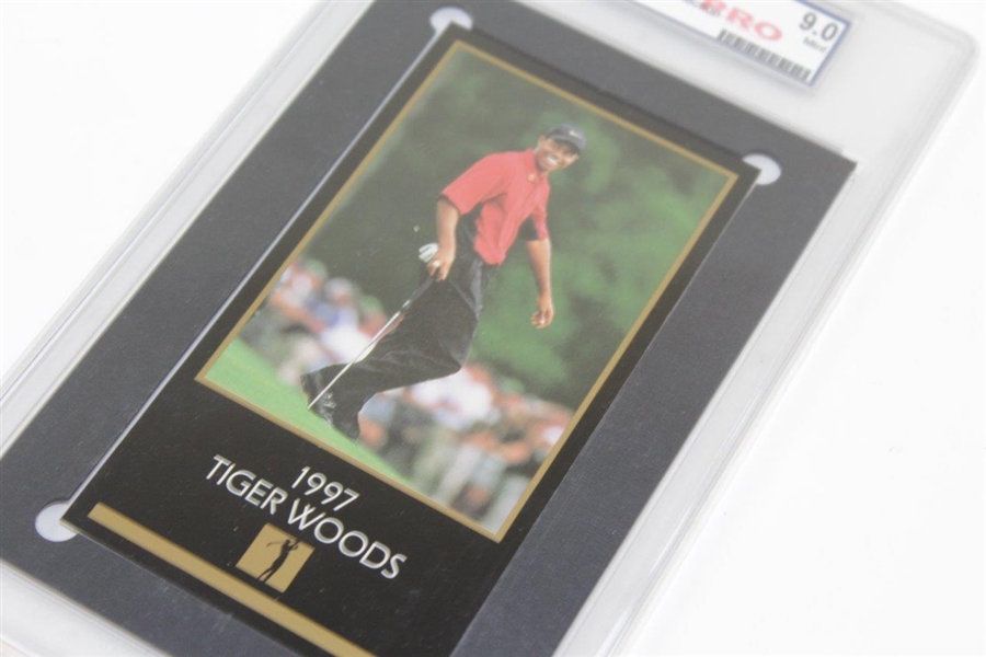 Tiger Woods Grand Slam Ventures The Masters Collection Card PRO Slabbed 9.0 Mint #30429081