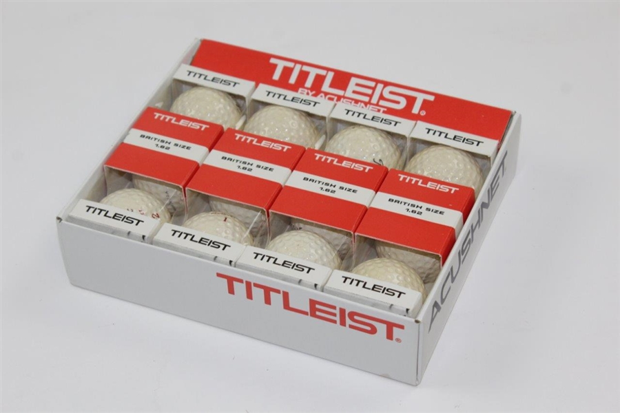 Charles Coody's Personal Dozen Acushnet Titleist Golf Balls in Original Box